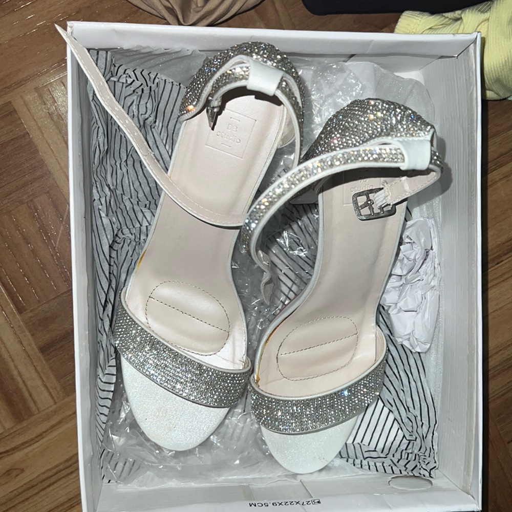 Diamond glitter heels brand new